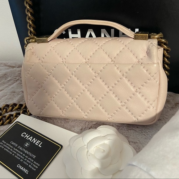 Super limited☀️☀️Chanel classic timeless mini rectangular top handle flap bag - Picture 3 of 16